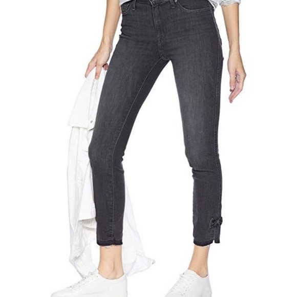 Levi’s 721 High Rise Skinny with Bow Ankle - Picture 1 of 12